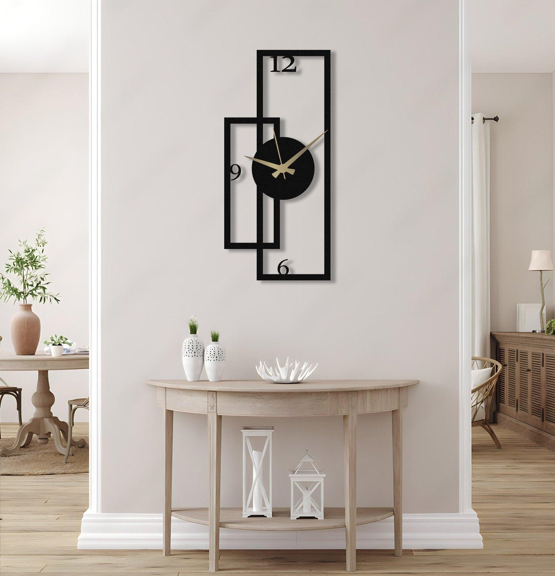 Double Frame Wall Clock img