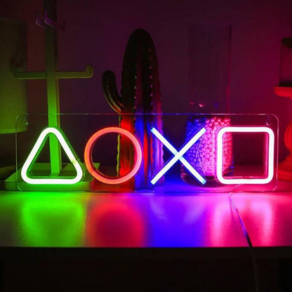 Game Console Neon Light