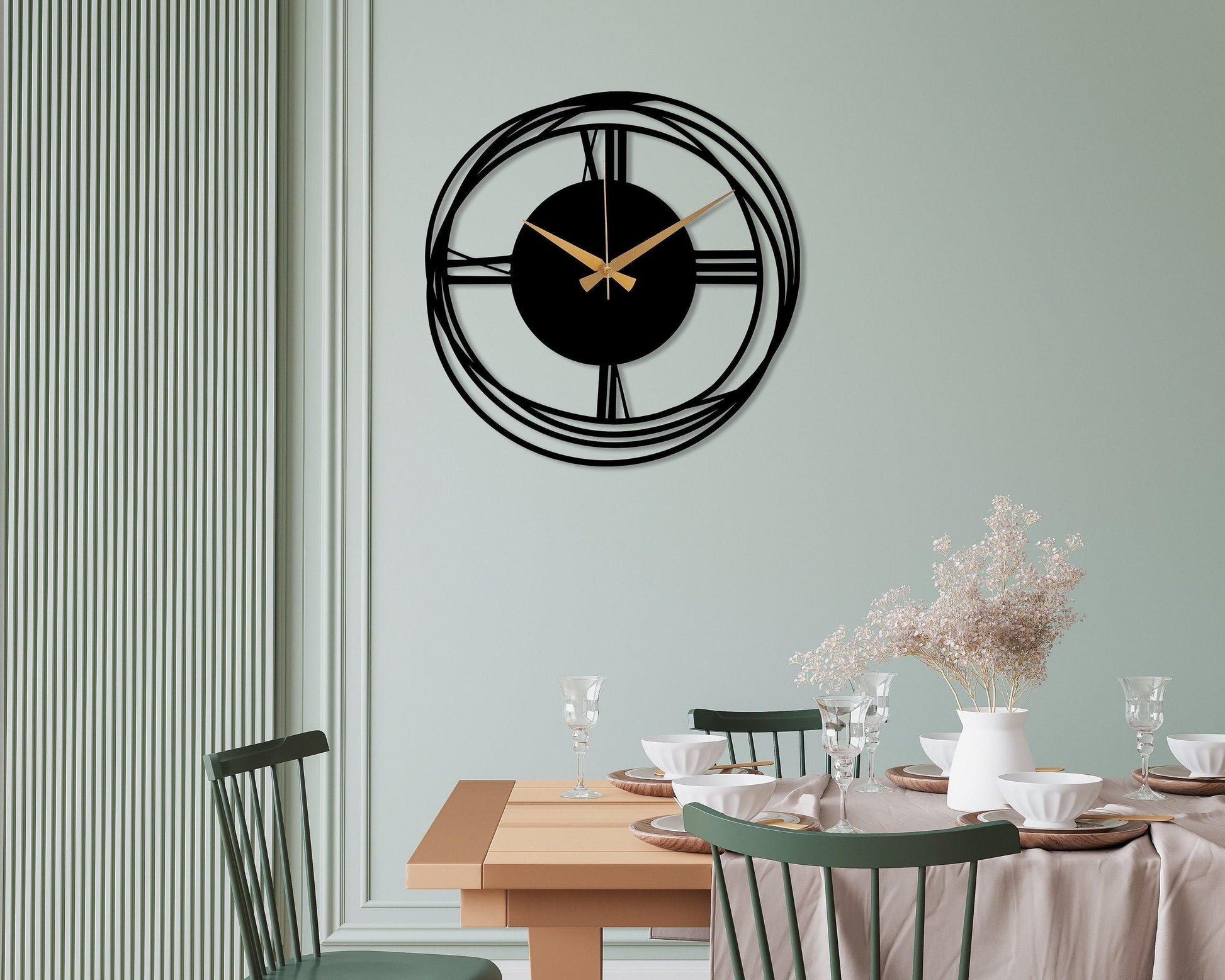 Mid-Century Wall Clock