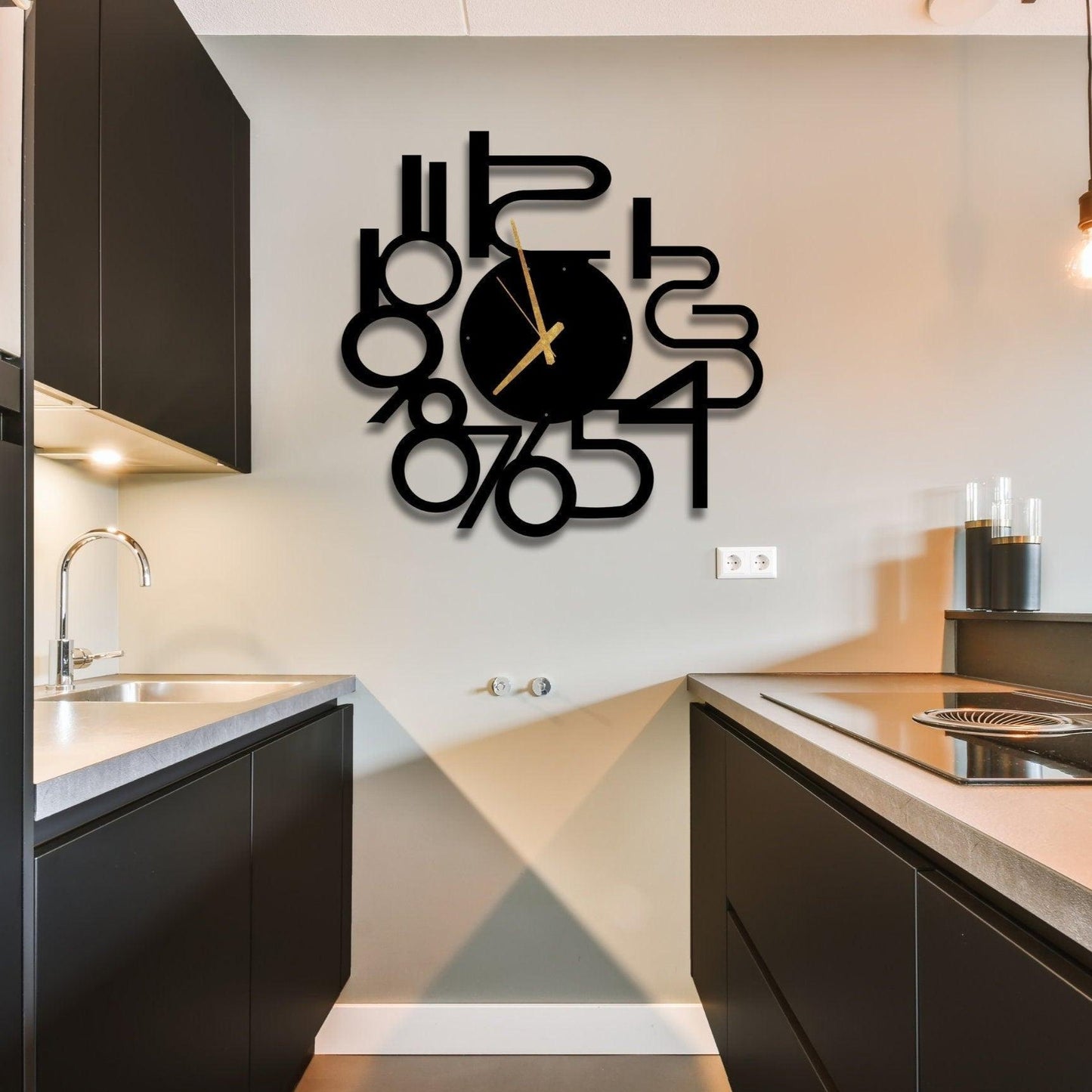 Numbers Wall Clock img