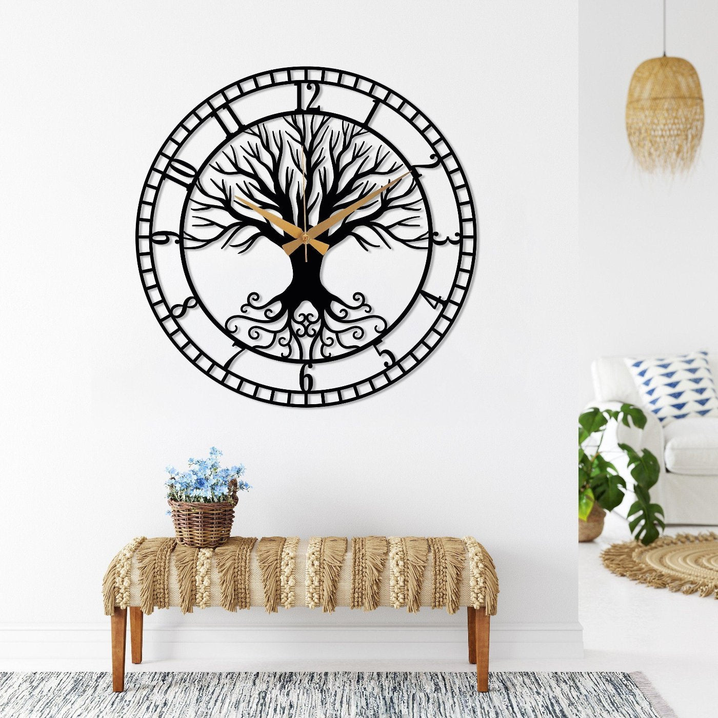 Tree Wall Clock1