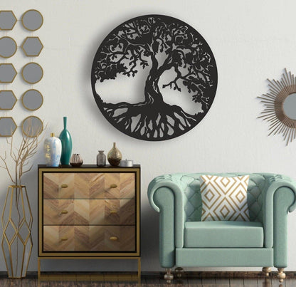 Tree Home Decor, Round Tree Home Decor Item